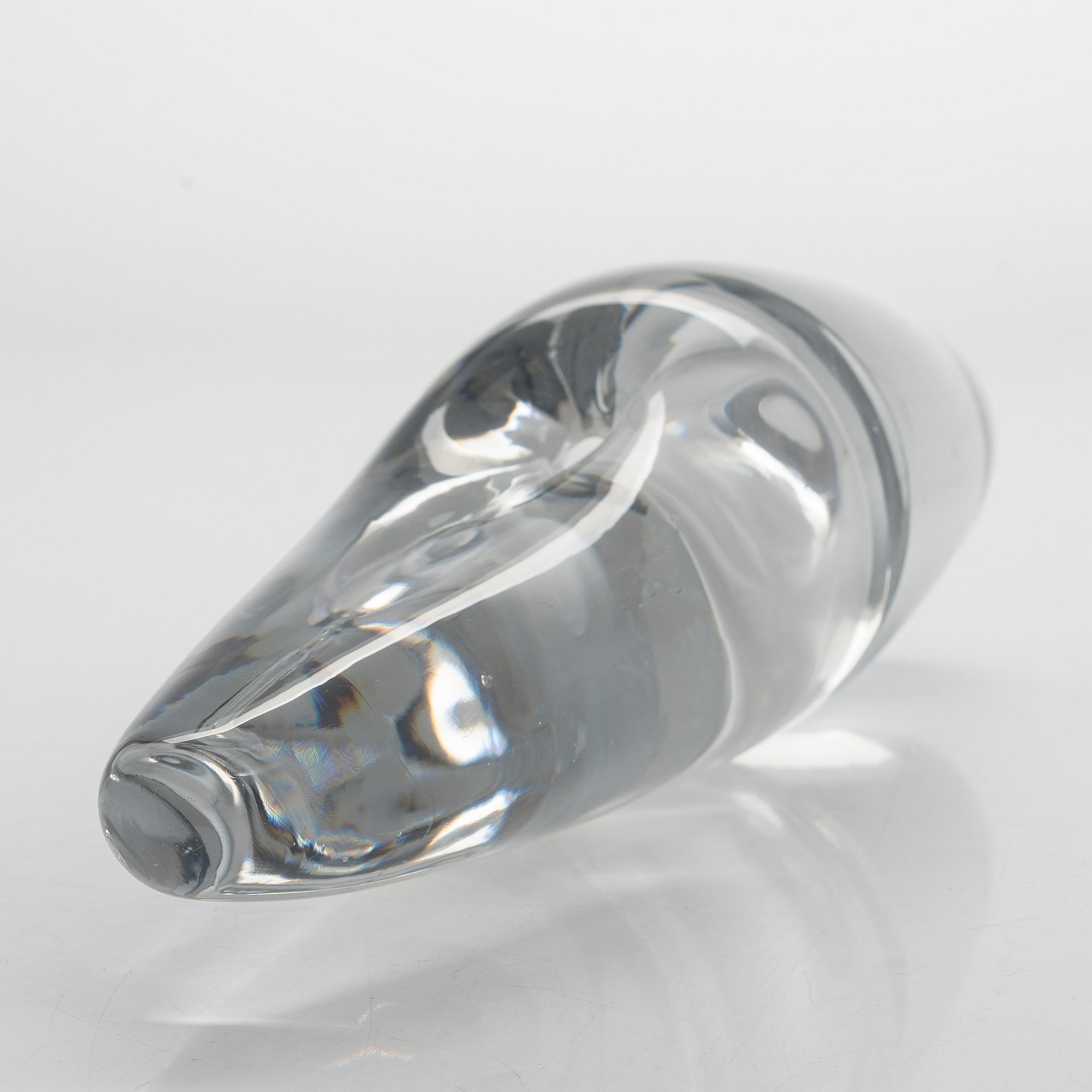 Timo Sarpaneva, skulptur, "Orkidé", signerad Timo Sarpaneva Iittala -56.