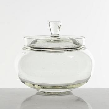 Ladislav Sutnar, teservis, glas, 13 delar, märkta Palex, made in Bohemia.