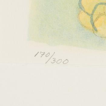 Hilding Linnqvist, Still life with red lily.