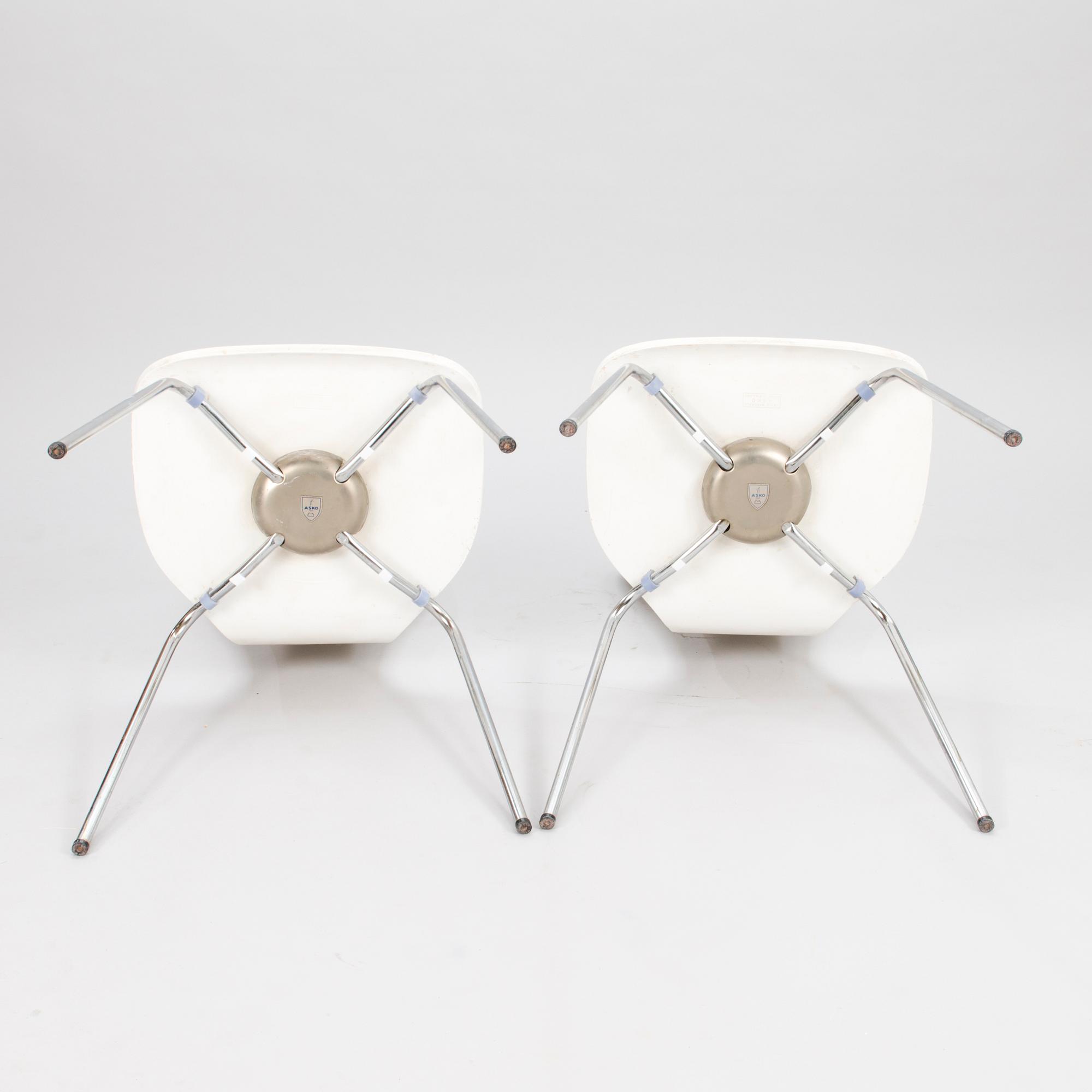 TAPIO WIRKKALA, tuoleja, 6 kpl, "Nikke", Asko 1950-luku.