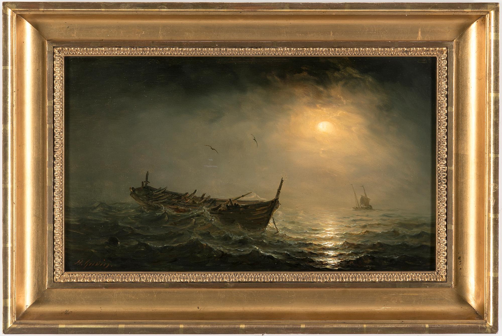 HENRIETTE HERMINIE GUDIN, oil on panel, signed.