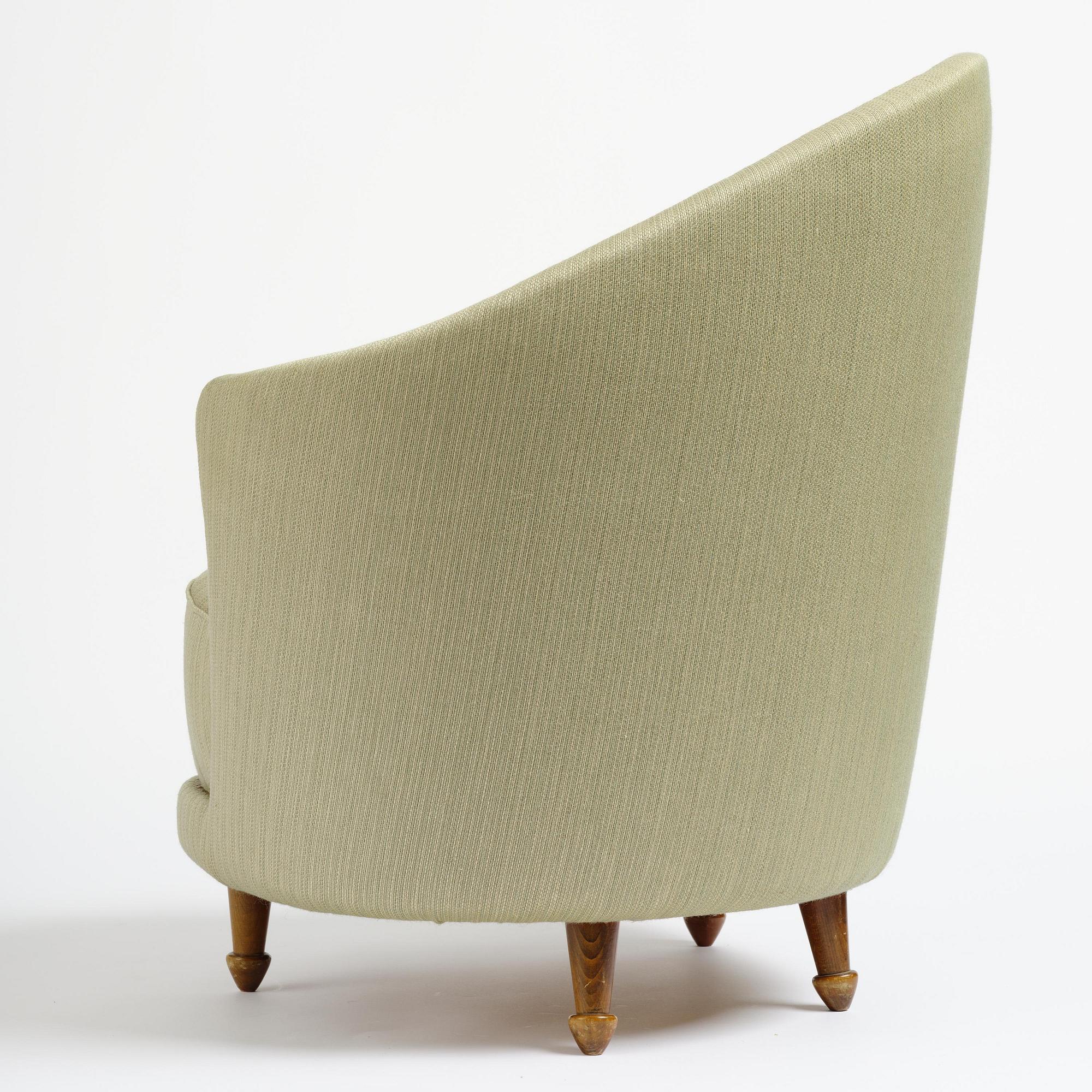 Carl Cederholm, a Swedish Modern armchair, Stil & Form, Stockholm, 1940s-50s.