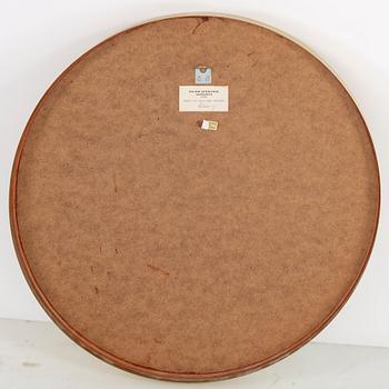 a brass mirror from glasmäster Markaryd, second half of the 20th century.
