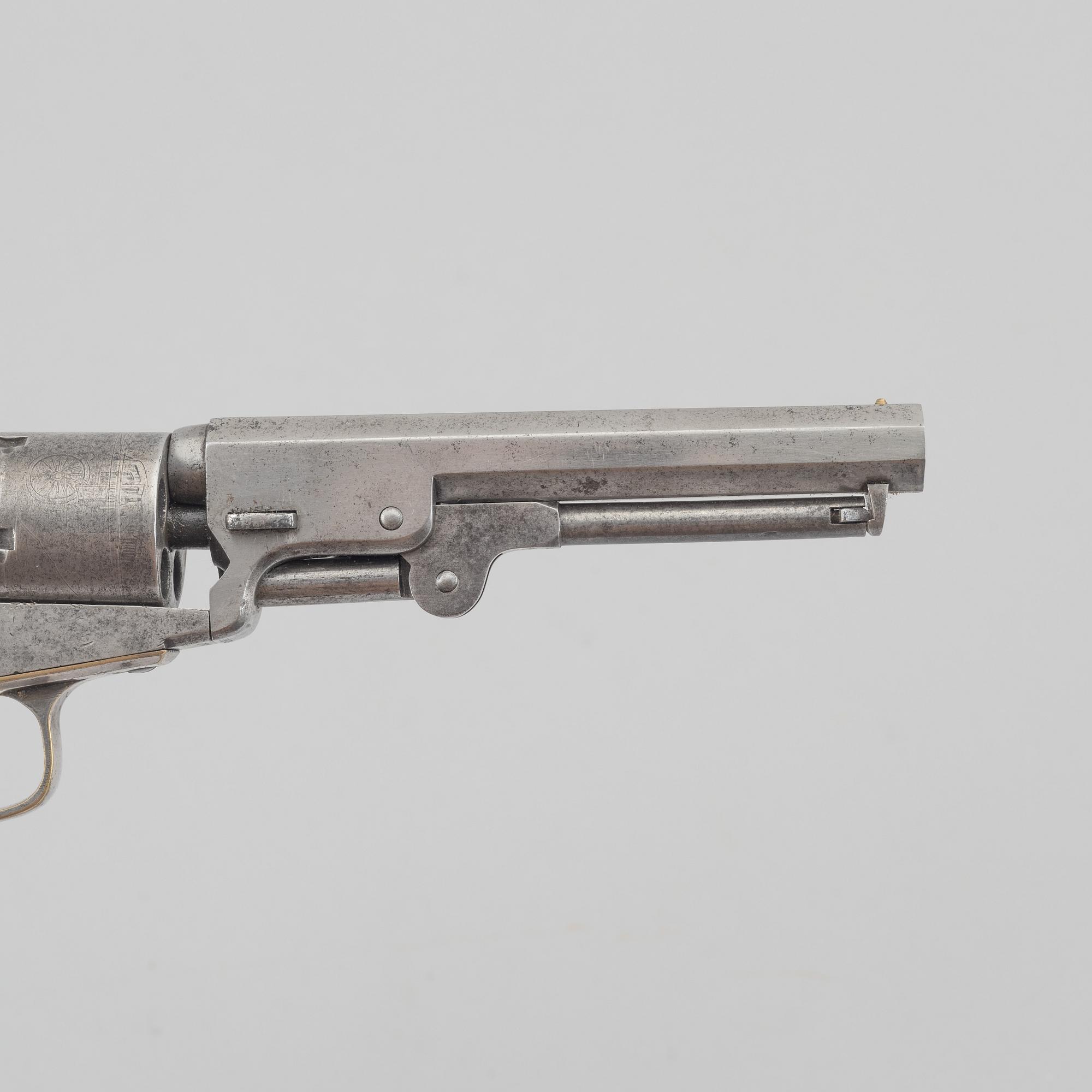 Percussion revolver, Colt Pocket, USA, 1850.