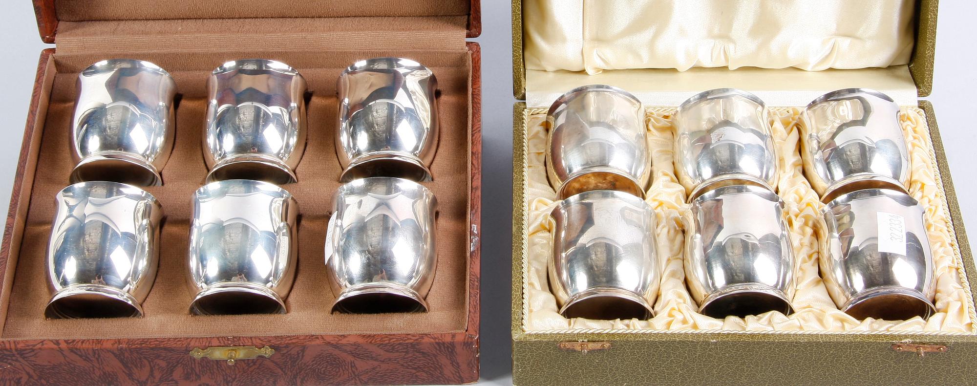 BÄGARE, 12 st, silver, GAB, Stockholm 1934.