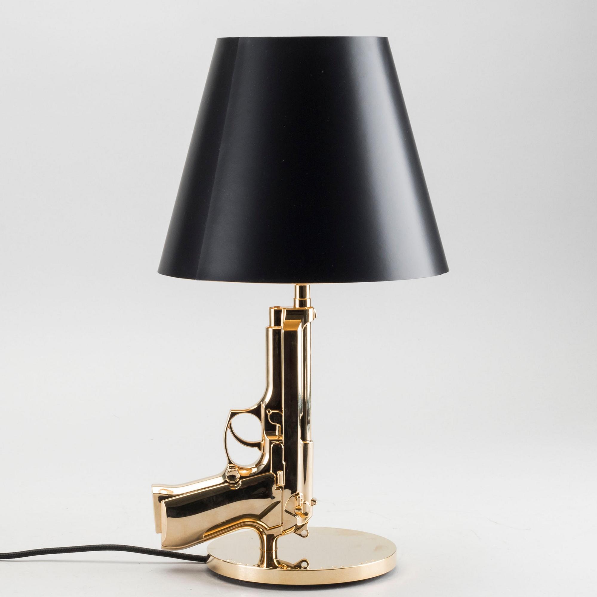 PHILIPPE STARCK, "Gun bedside Lamp", Flos.