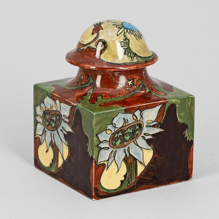 BURK MED LOCK, flintgods, Rozenburg den Haag, Holland ca 1900.