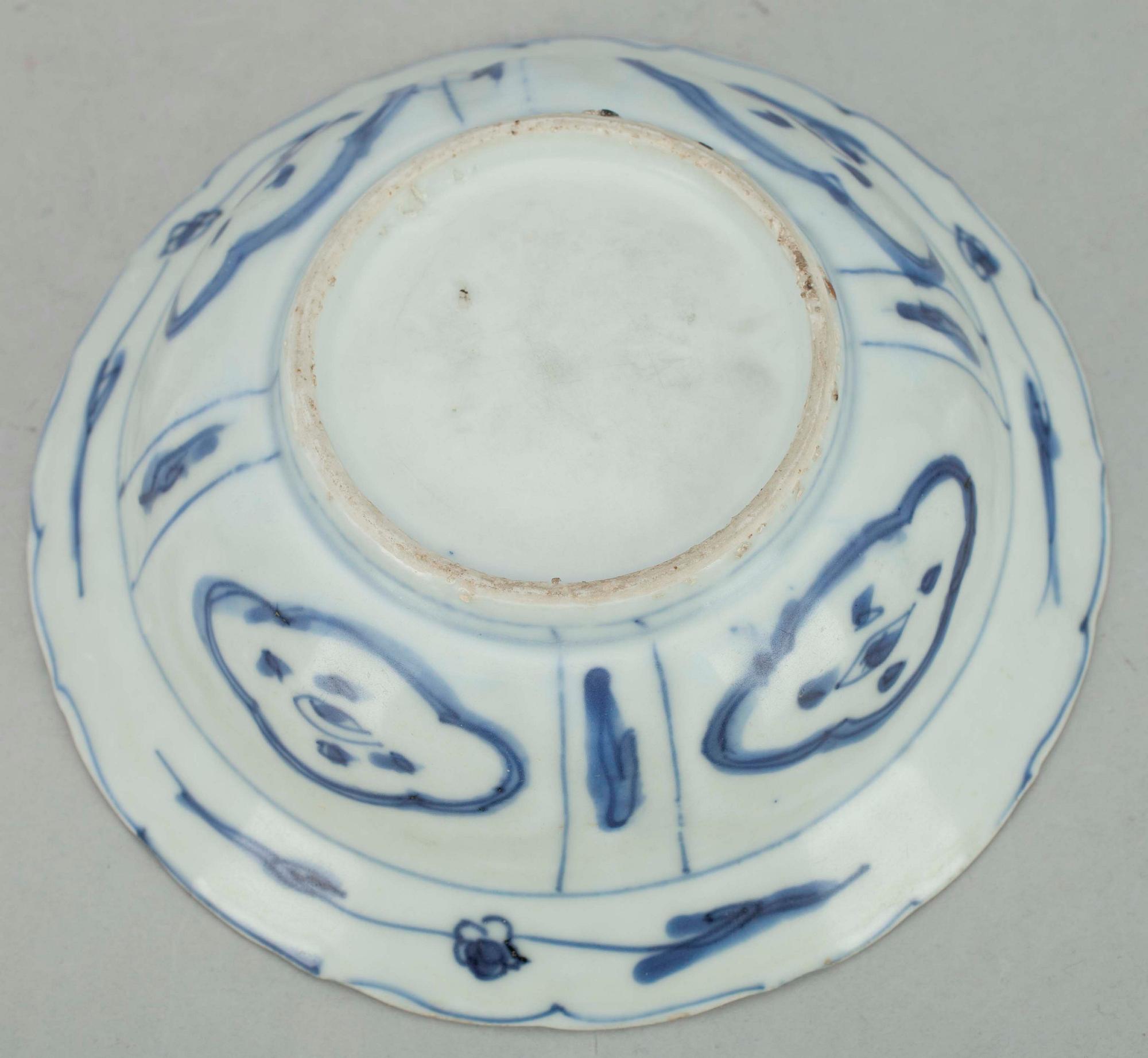 SKÅL, kraakporslin, Kina, Ming dynastin, Wanli (1572-1620).