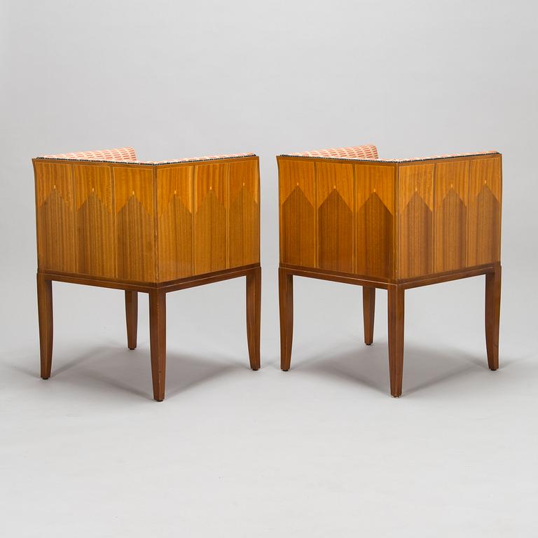 Eliel Saarinen, a late 20th-century 5-piece 'Saarinen house' furniture suite, Adelta oy, Finland.