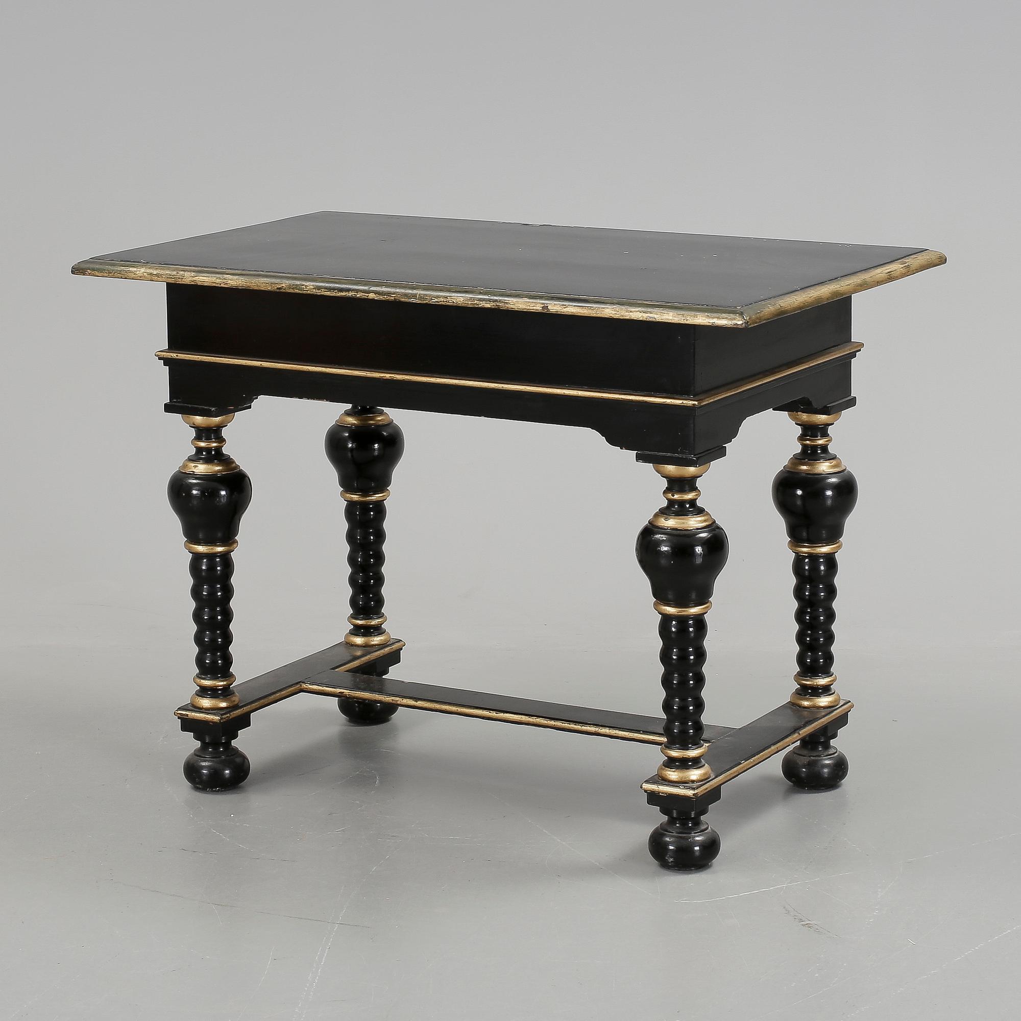 BORD, barockstil, 1800-talets slut.