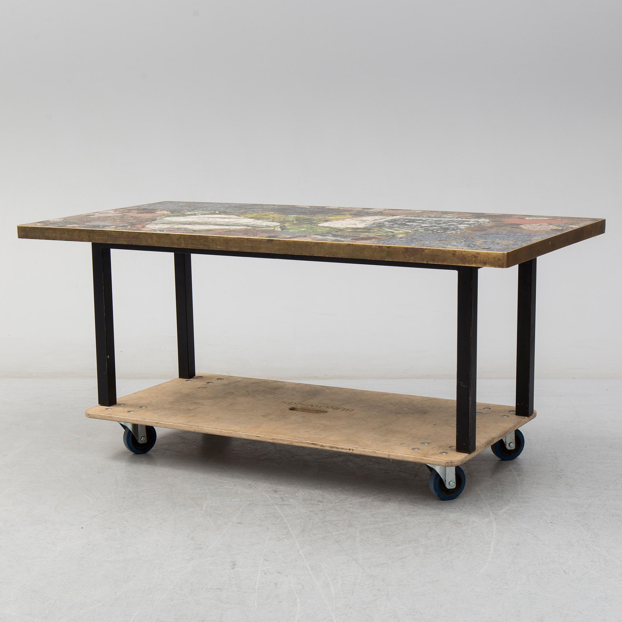 ERLING VIKSJØ, coffee table, Conglo Design, Norway 1960-80s.