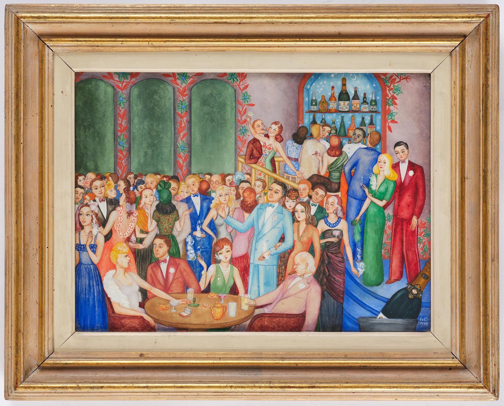 Ingrid von Dardel, Festive gathering.