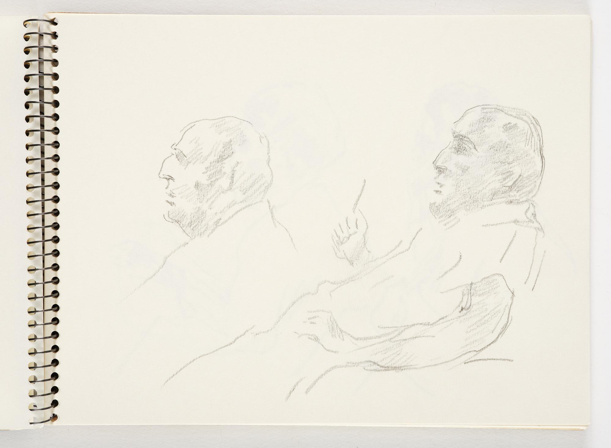 Lotte Laserstein, 4 skissböcker med blyertsteckningar.