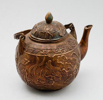 KANNA, brons, Qing dynastin, med Xuandes sex karaktärers märke.