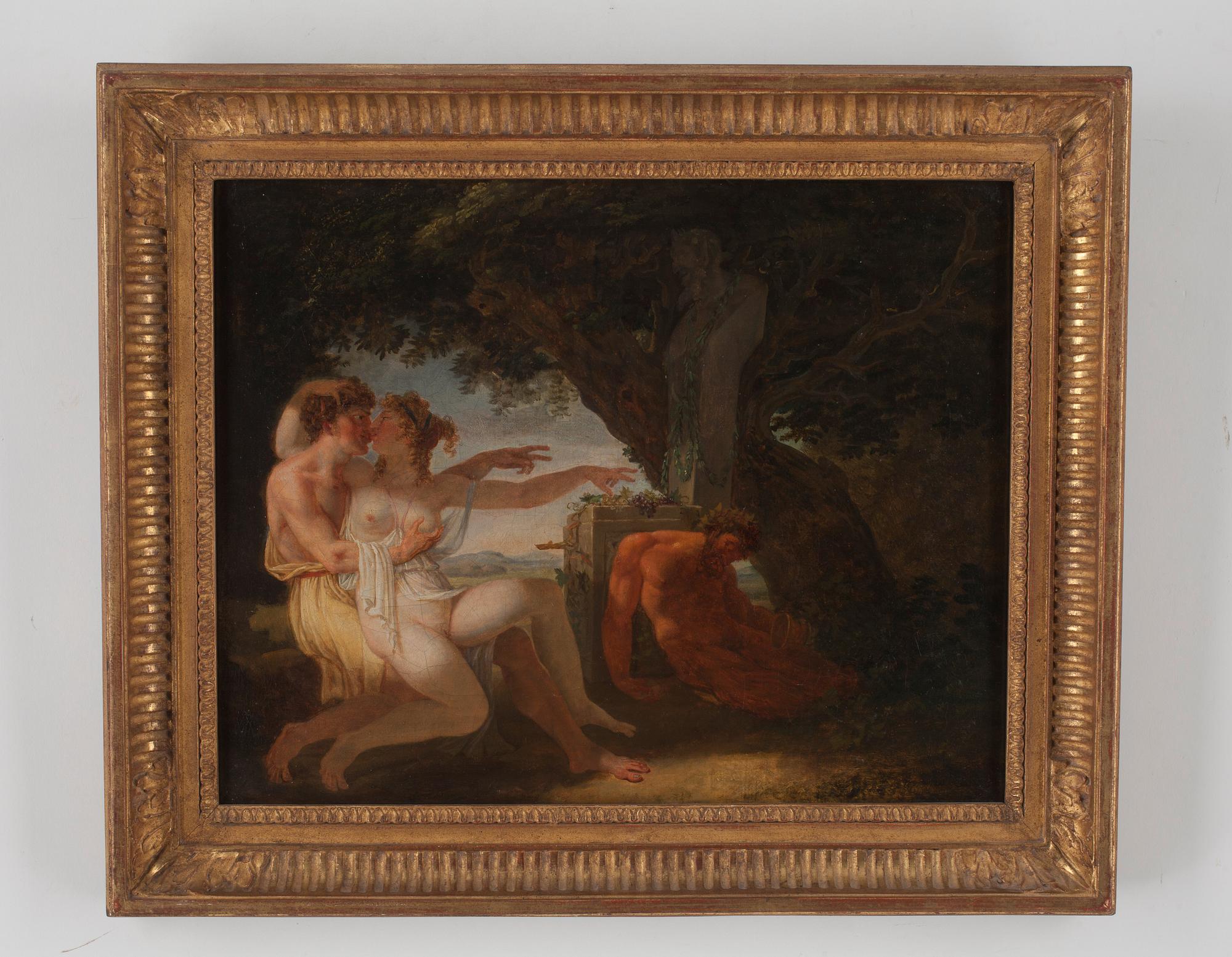 Nicolas De Courteille, Nymf med satyr.