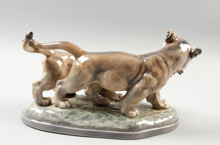 FIGURGRUPP, porslin, Dahl Jensen, Danmark.