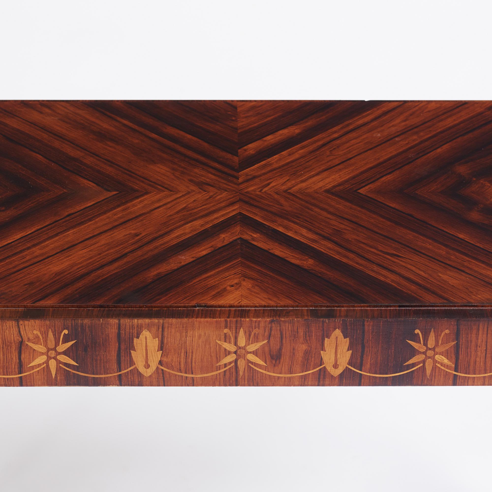 Reiners Möbelfabrik, a Swedish Grace coffee table, dated 26 2 1946.