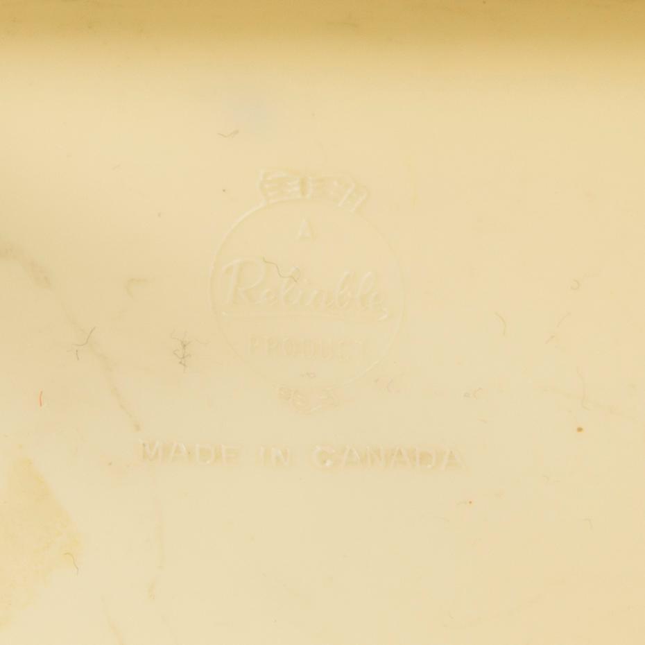 A lot of 26 pieces of plastic doll house furniture mostly by A Renwal products USA first half of the 20th century.