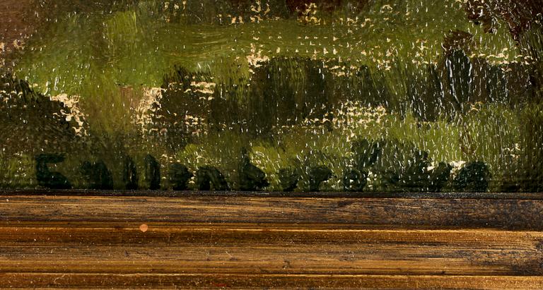 OSSIAN GYLLENBERG, olja på duk, signerad och daterad.