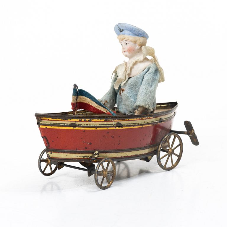 Issmayer (J.A. Issmayer), attributed, tin toy, Germany, late 19th century.
