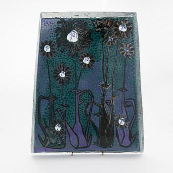 Birger Kaipiainen, relief, keramik, signerad Kaipiainen.