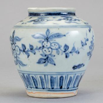 URNA, porslin, Kina, Ming (1368-1644).