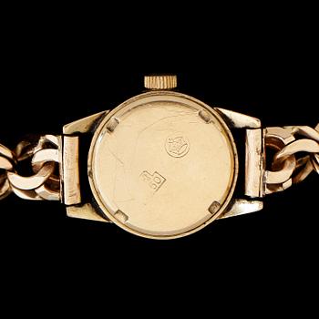 ARMBANDSUR, 18 k guld, Belinda. Total vikt inklusive urhus ca 29 g.