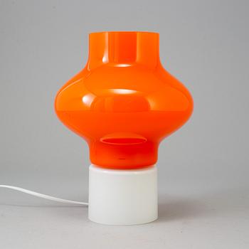 A 1960/70s glass table lamp.
