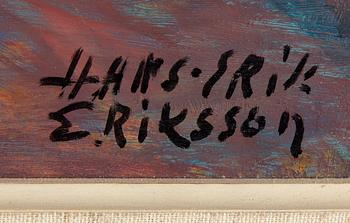 HANS ERIK ERIKSSON, olja på pannå, signerad.