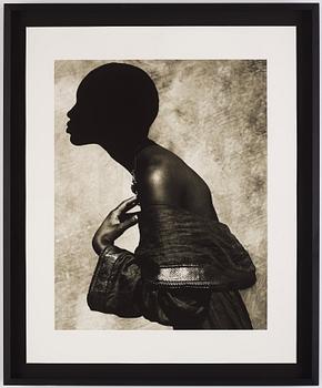 Albert Watson, "Naomi Campbell, Palm Springs, 1989".