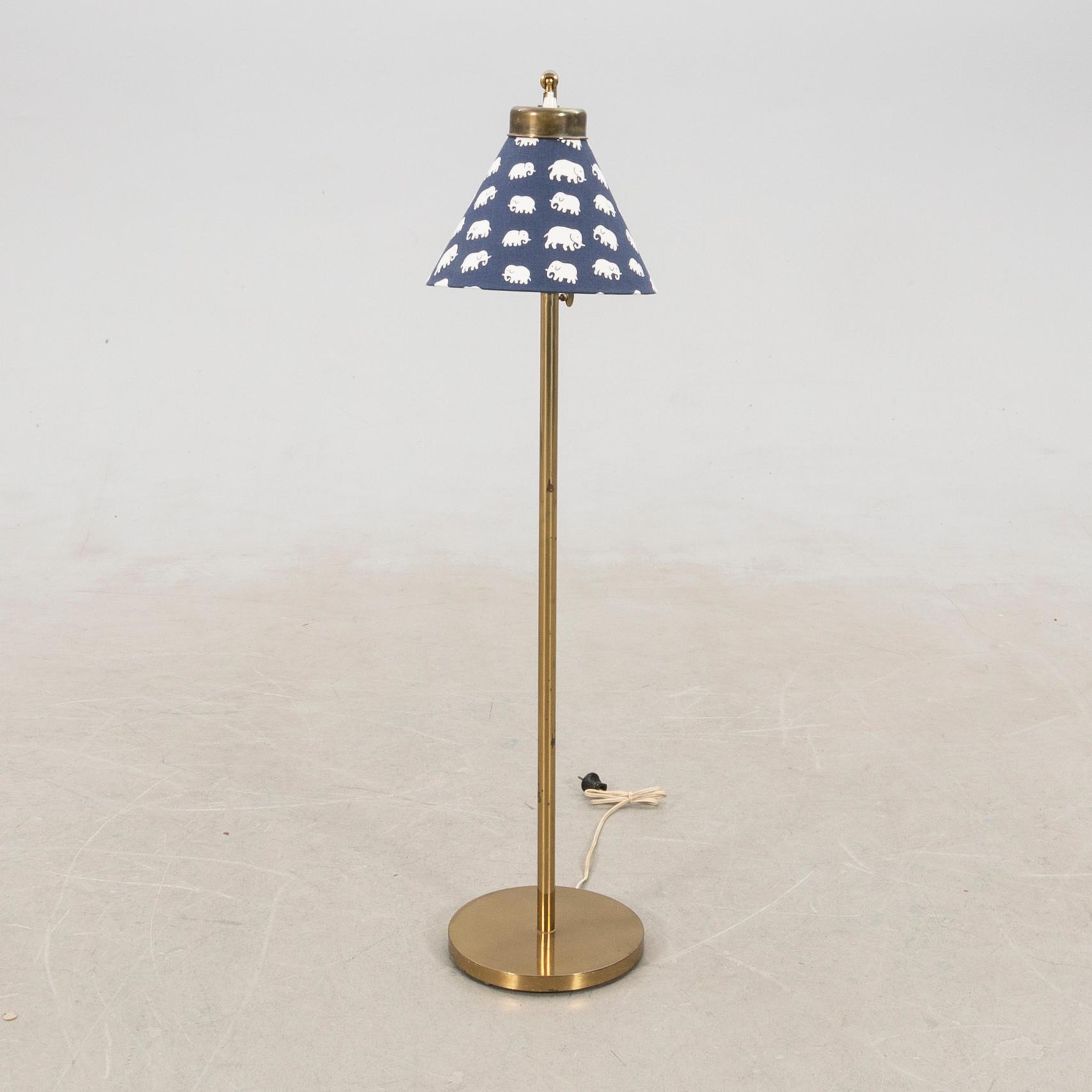 Josef Frank, a rare floor lamp model "2448", Firma Svenskt Tenn, mid-20th century.