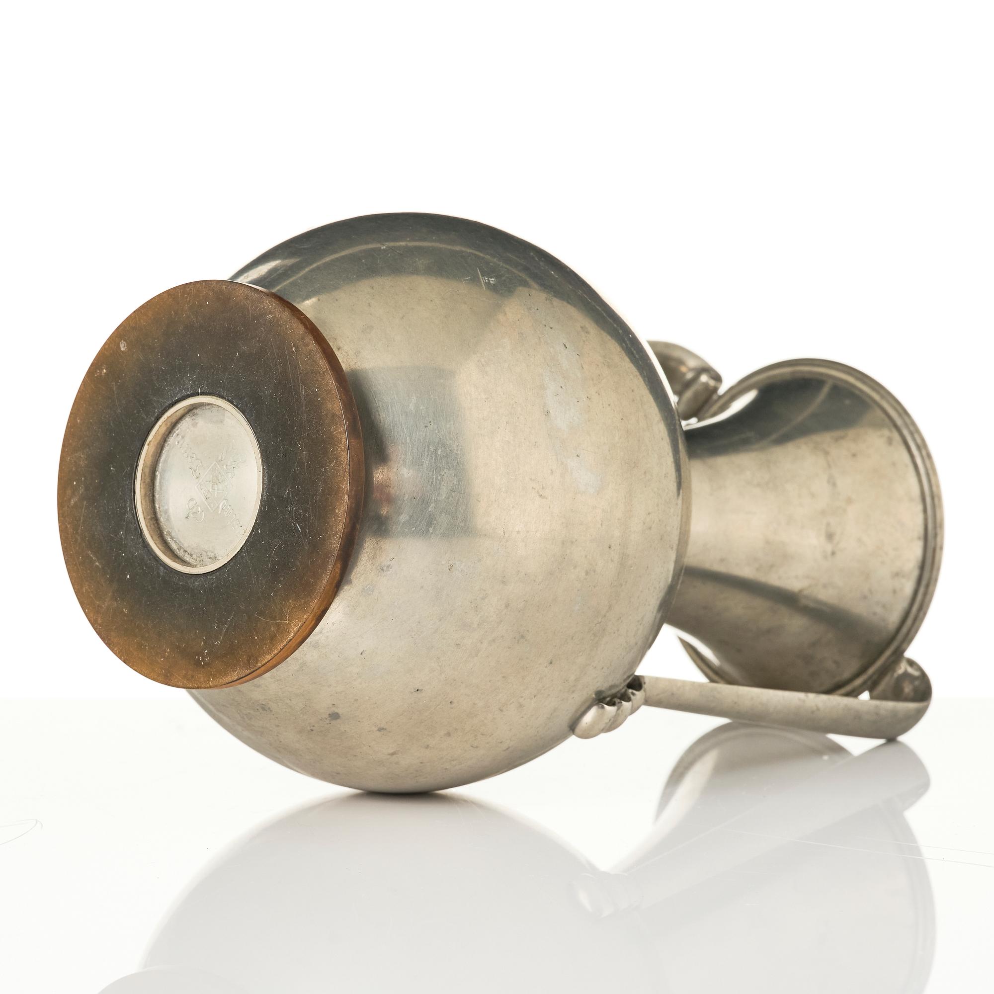 Carl-Einar Borgström, vase, Ystad-Metall, 1936.