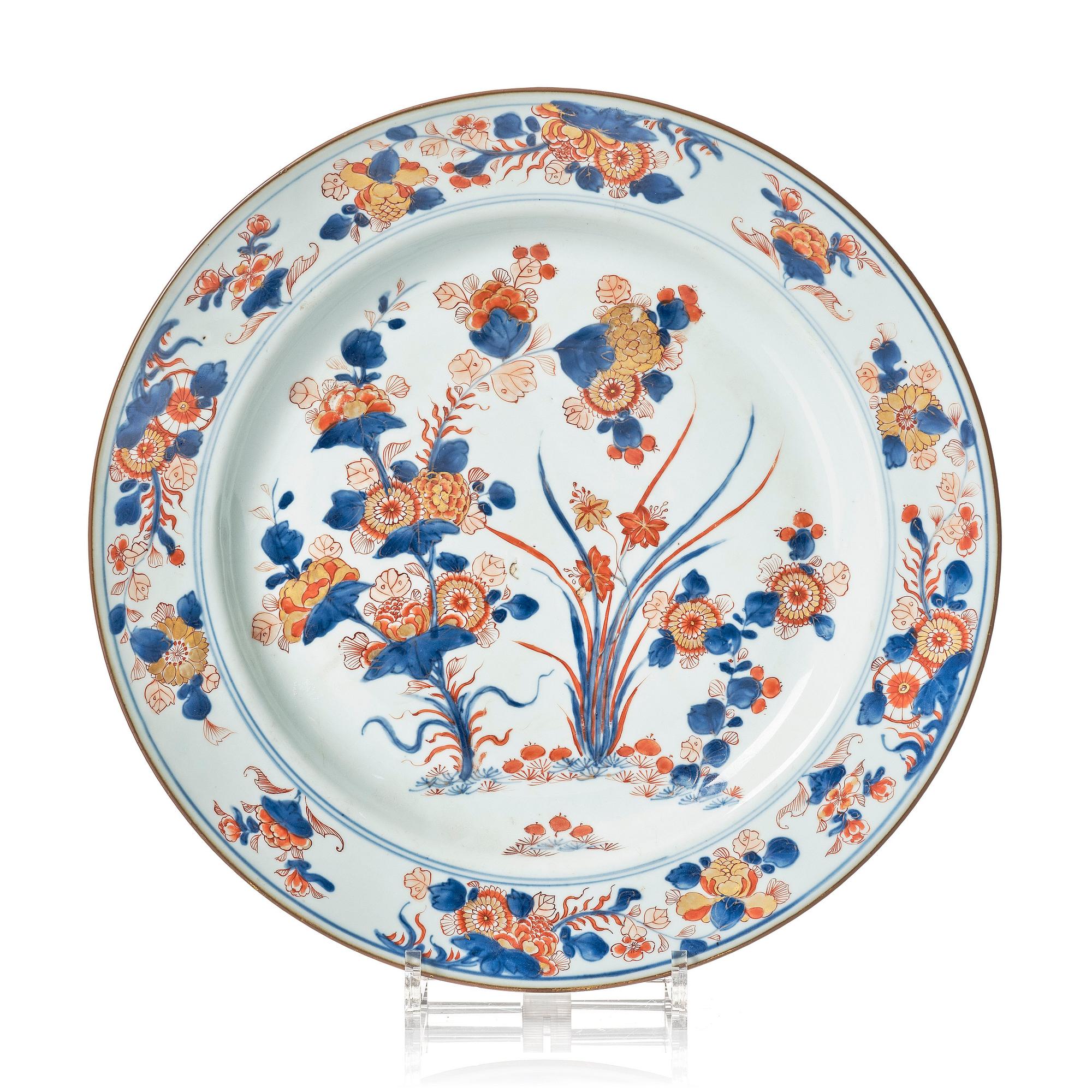 Fat, porslin. Qingdynastin, Kangxi (1662-1722).