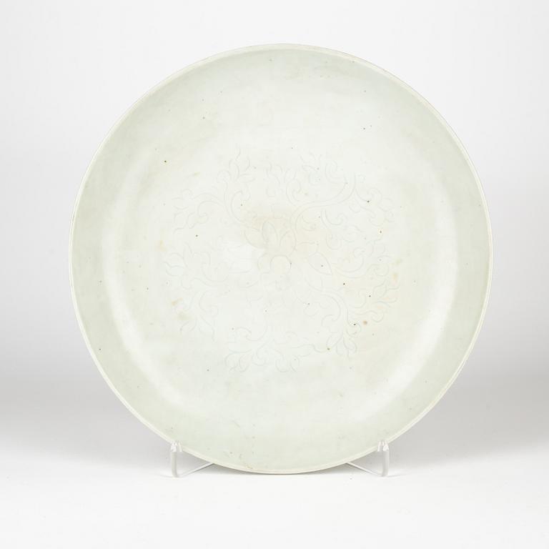 Fat, vitglaserat, Sydostasien, 1700-tal.