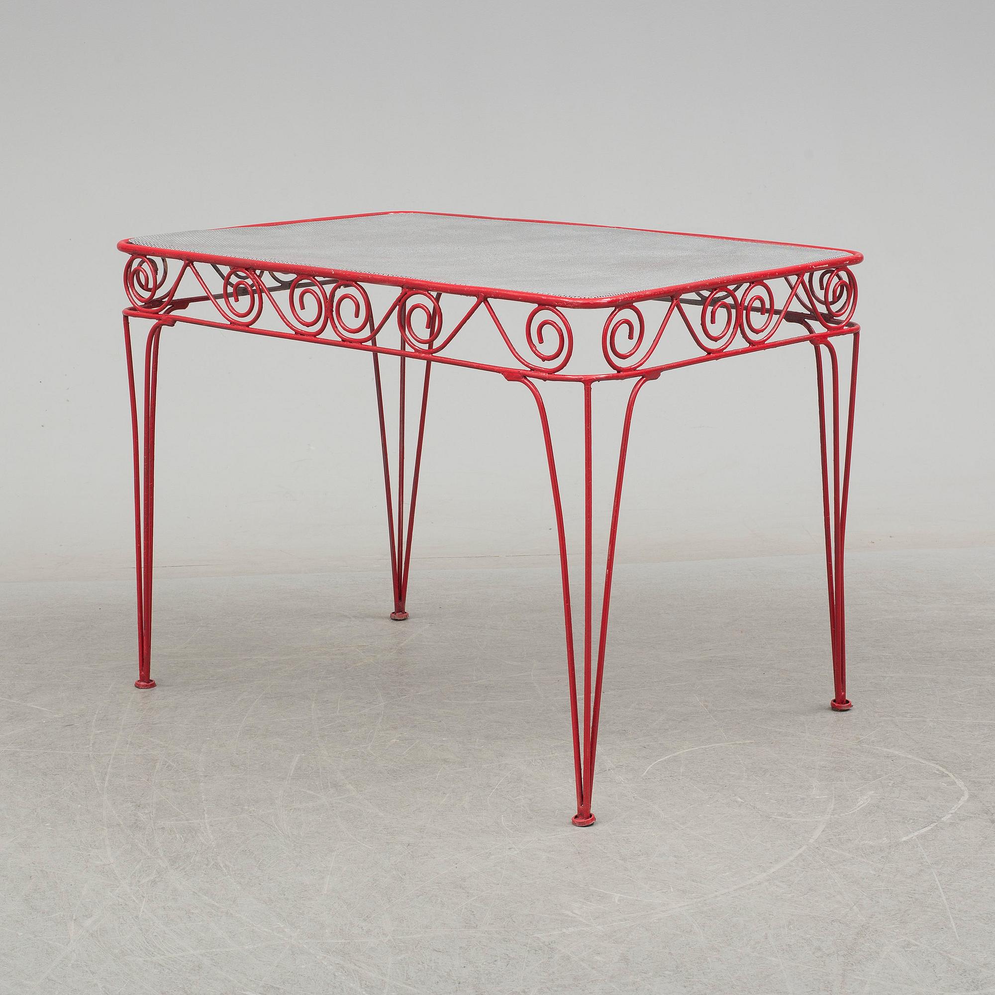 A second half of the 20th century table.