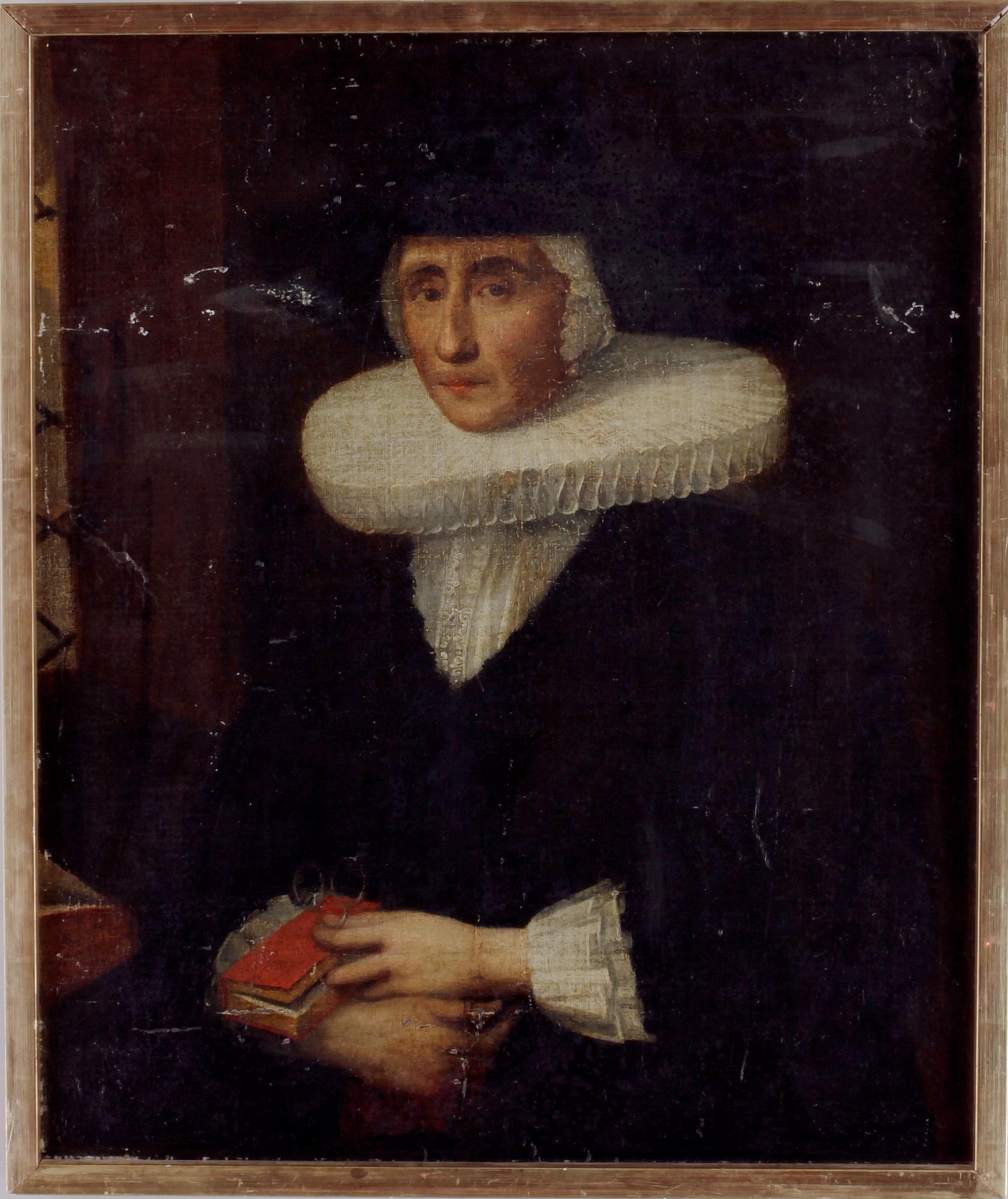 BARTHOLOMEUS VAN DER HELST, hans art, olja på duk, ej sign.