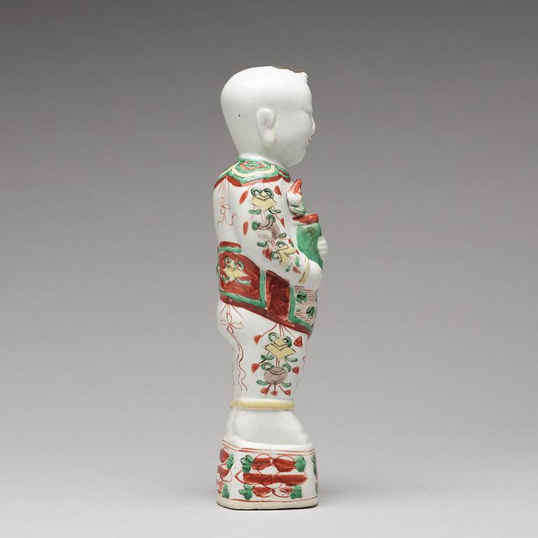 FIGURIN, porslin. Qingdynastin, Kangxi (1662-1722).