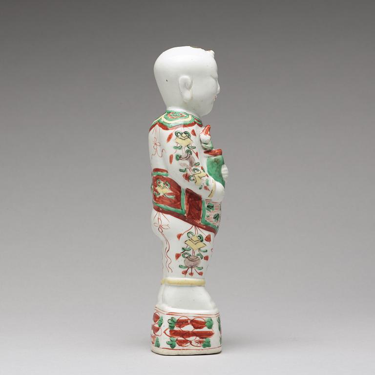 FIGURIN, porslin. Qingdynastin, Kangxi (1662-1722).