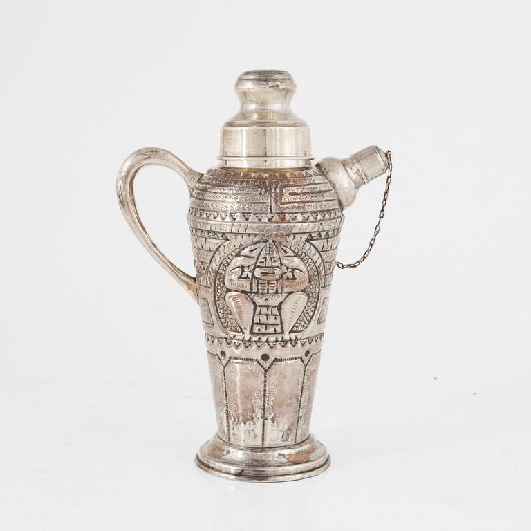 Shaker, silver, Sydamerika, 1900-talets första hälft/mitt.