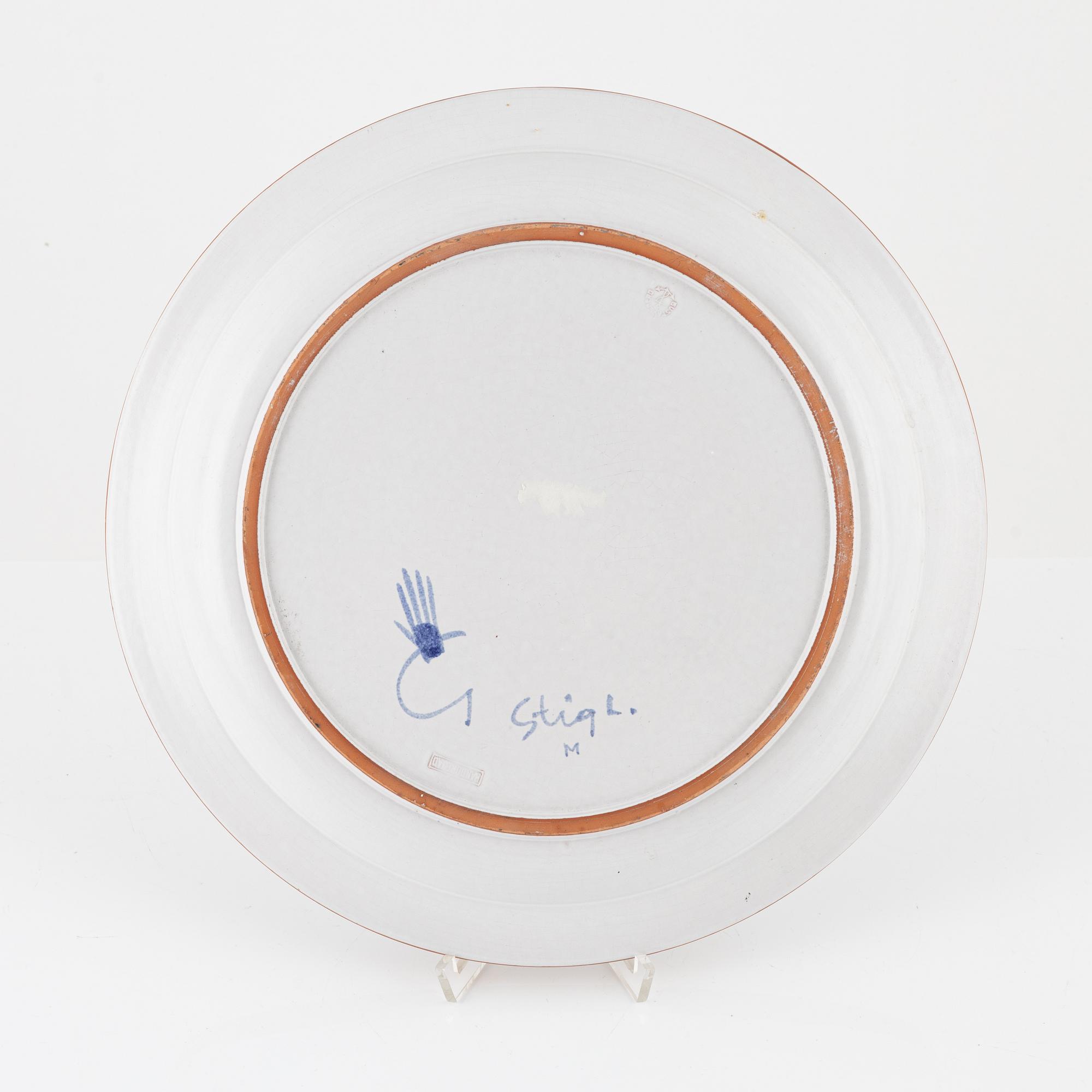 Stig Lindberg, fajans, Gustavsberg studio.
