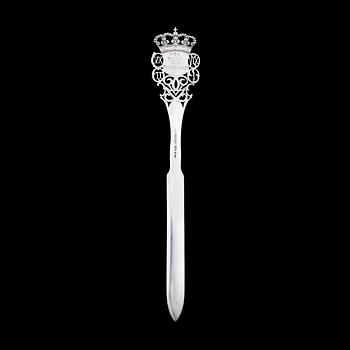 BREVKNIV, silver, K. Anderson, Stockholm, 1914. Totalvikt 38 g.