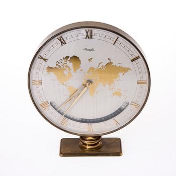 BORDSKLOCKA, "World Time" Kienzle Uhrenfabrik, Tyskland.