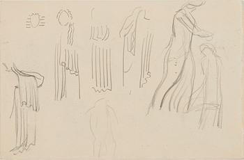 Santeri Salokivi, Sketches, 4 pcs, for the work 'The Song of the Sun' (1929).