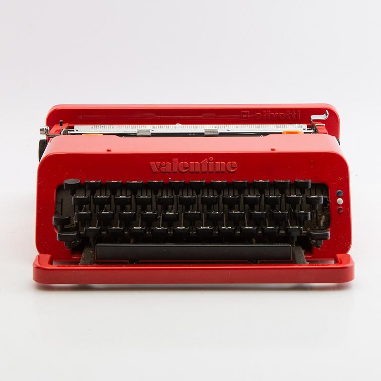 Ettore Sottsass, typewriter, "Valentine s", Olivetti, Italy.