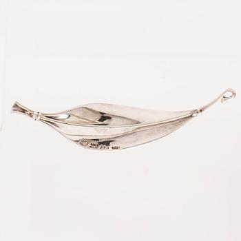 Vivianna Torun Bülow-Hübe, brosch, silver, Goerg Jensen, Danmark.