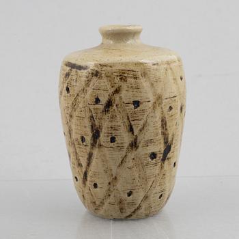 Anders Bruno Liljefors, a stoneware vase, Gustavsbergs studio.