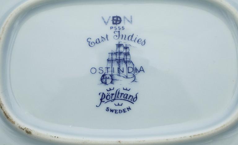 MATSERVIS, 42 delar, porslin, "Ostindia", Rörstrand.