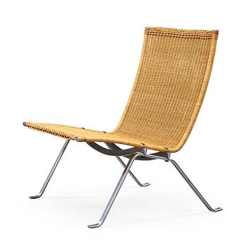 402. Poul Kjaerholm, a 'PK-22' easy chair, E Kold Christensen, Denmark.