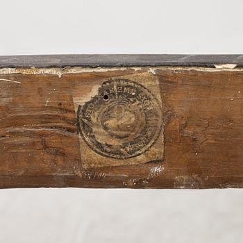 Stolar, ett par, Stockholmsarbeten, av Johan Hammarström, (mästare i Stockholm 1794-1812).sent 1700-tal, Gustavianska.