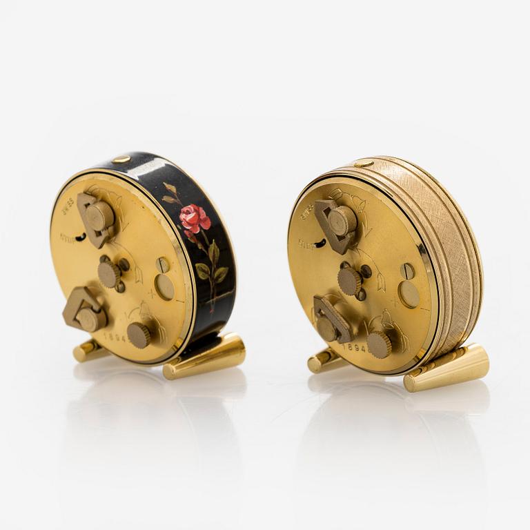 Herätyskellot, 2 kpl, Looping, 8-päivää.